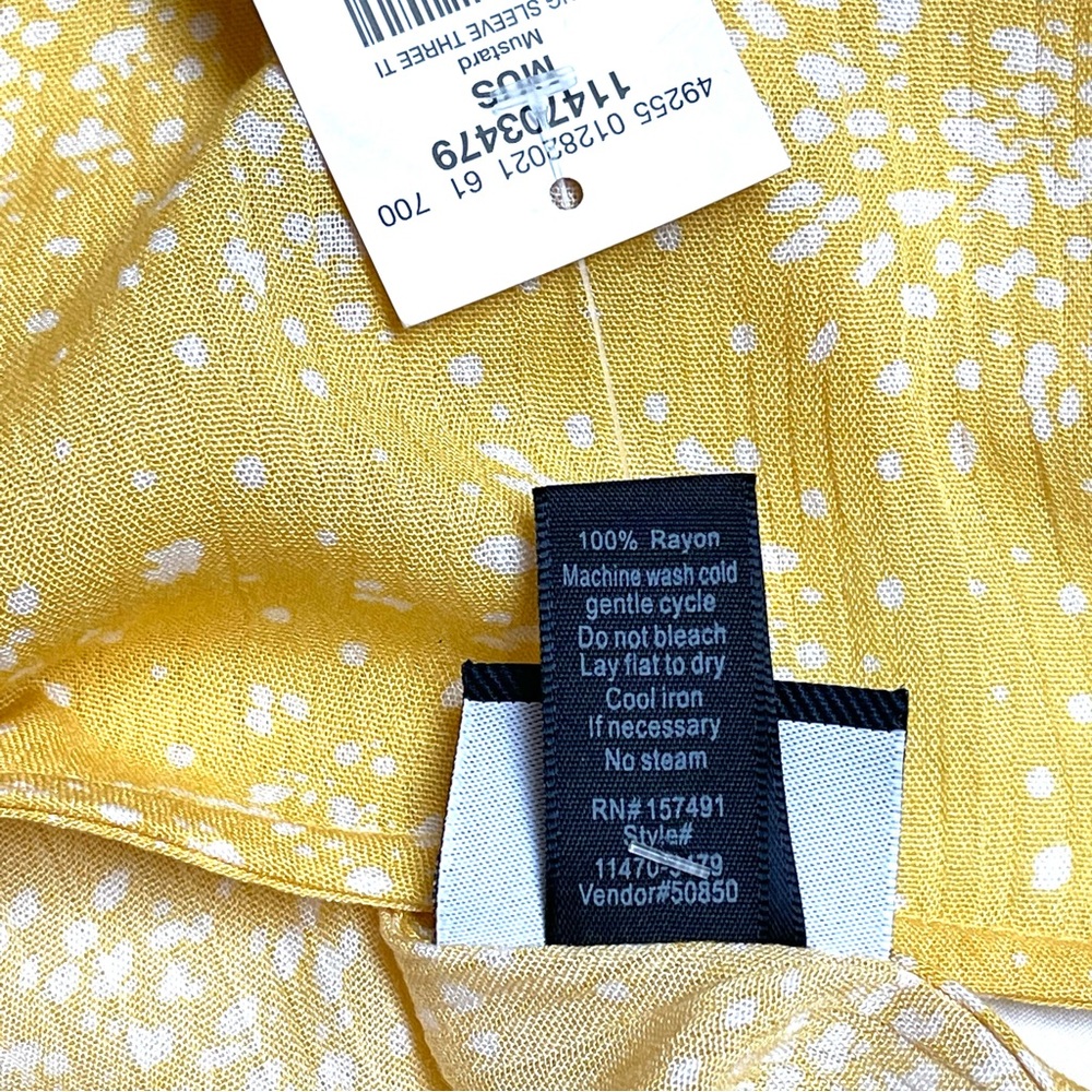 NWT Daytrip Ditsy Tiered Babydoll Top - Picture 6 of 7